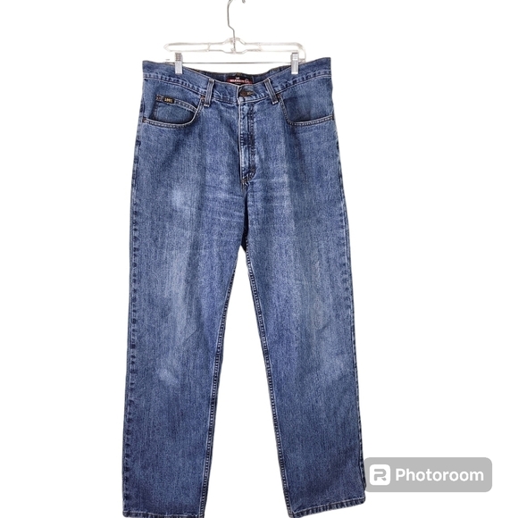 Men's Lee Relaxed Fit Straight Jeans,  sz 38 - Picture 1 of 6